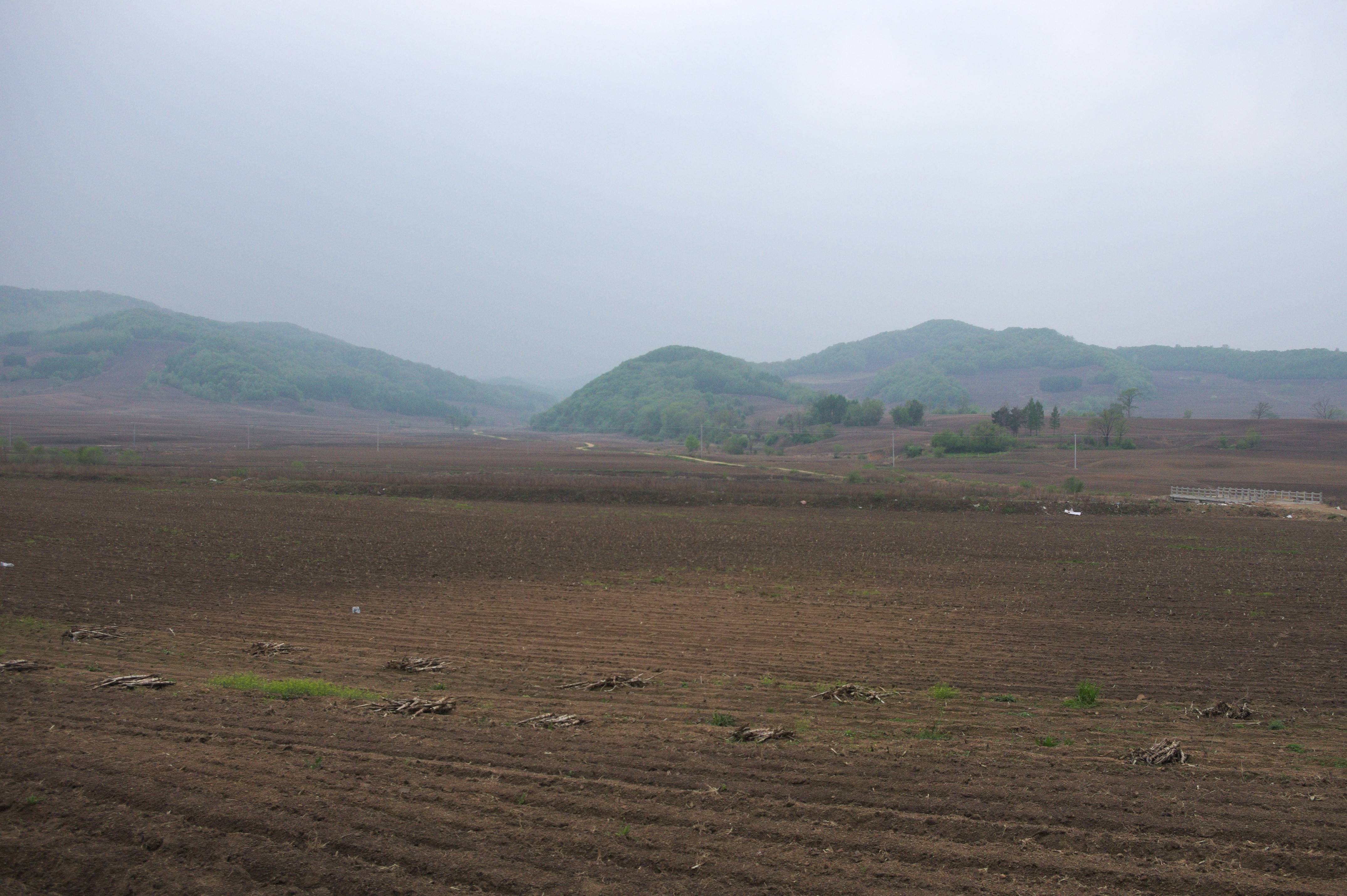 Rolnicze tereny na prowincji.